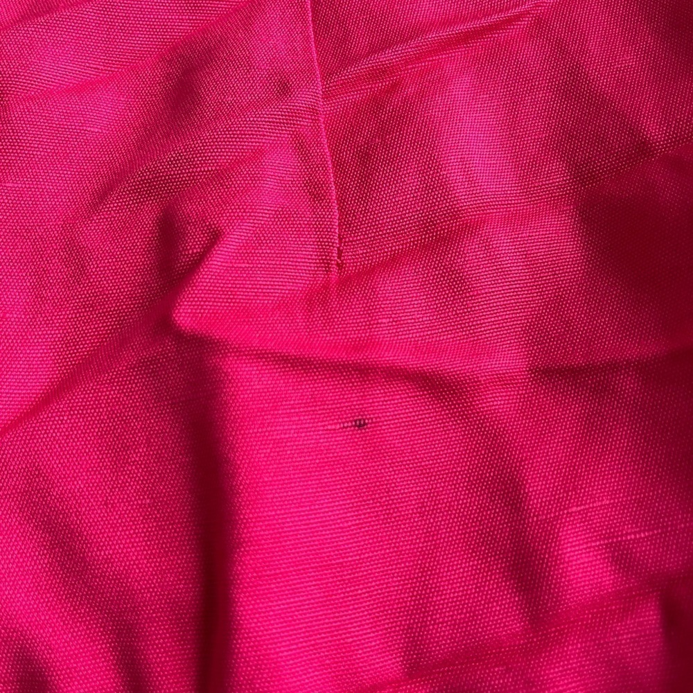 Jones New York Hot Pink Linen Pencil Skirt Size 16 - Picture 7 of 8